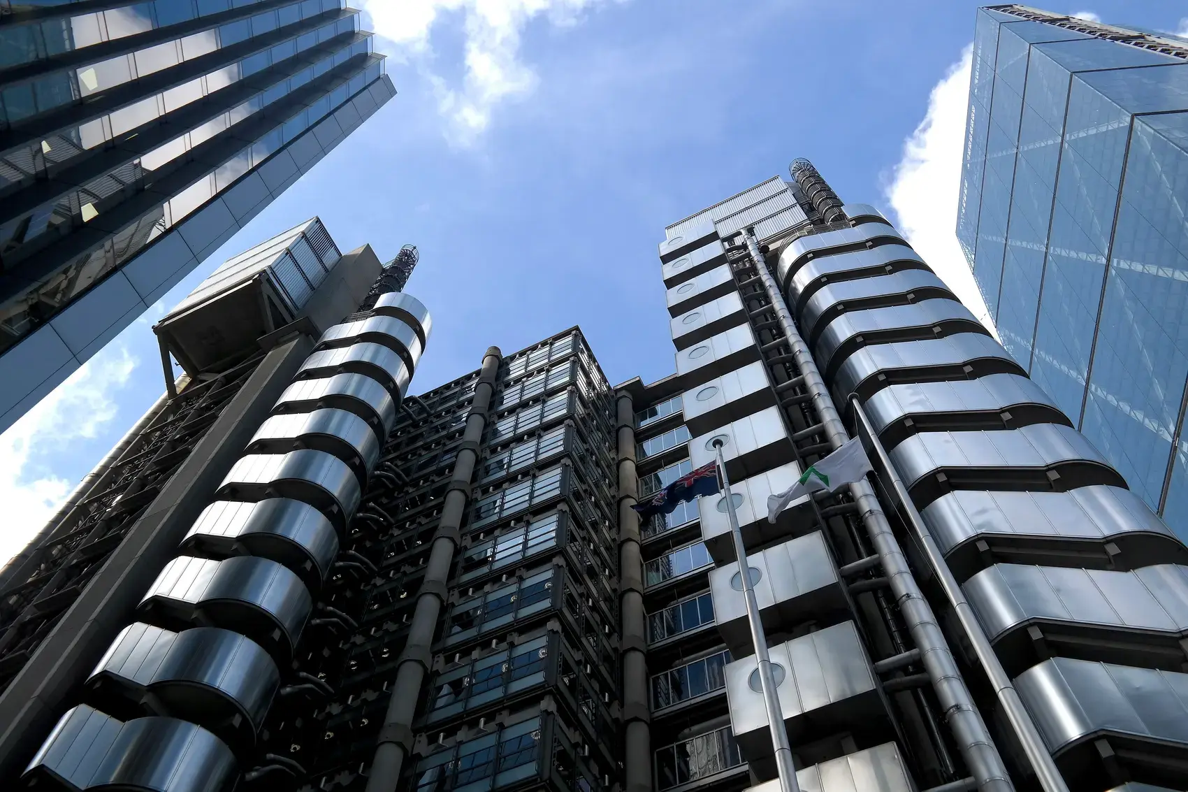 The Lloyd's building in the City of London, home of the insurance market