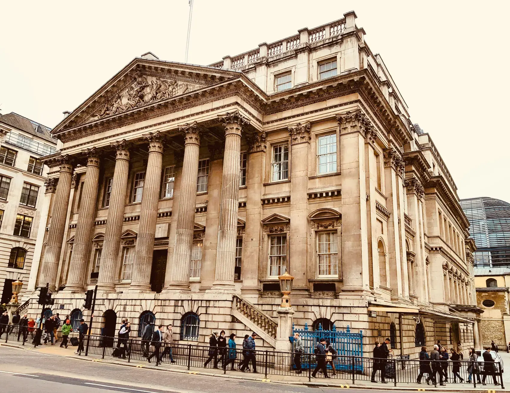 Mansion House in the City of London
