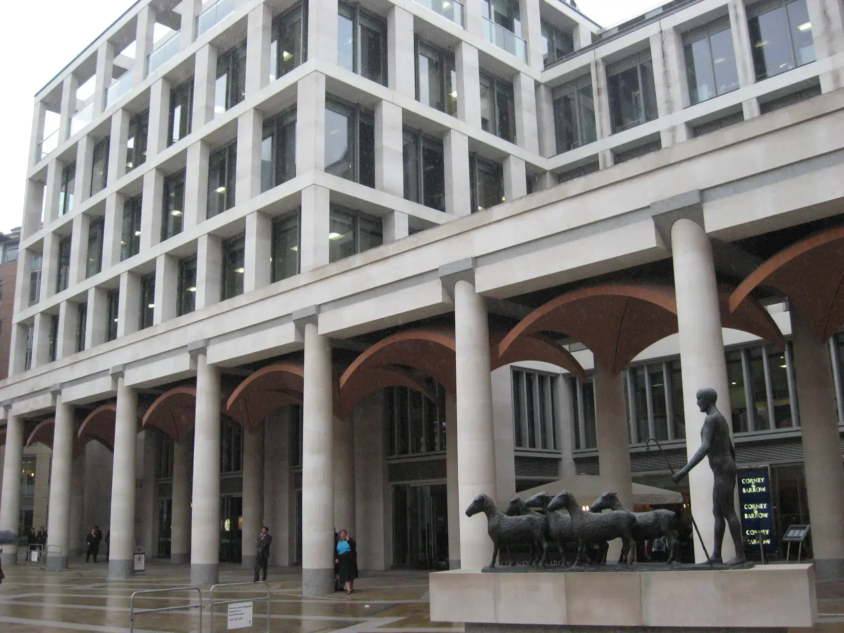 The London Stock Exchange building at Paternoster Square